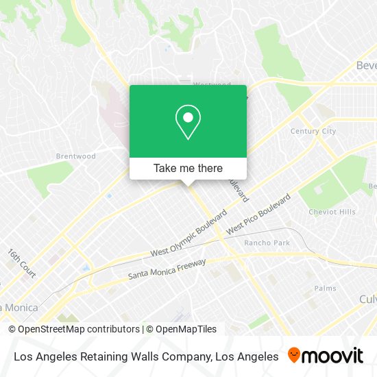 Los Angeles Retaining Walls Company map