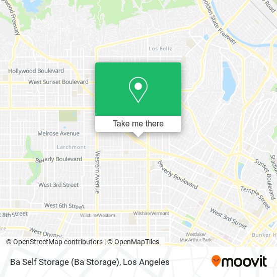 Mapa de Ba Self Storage (Ba Storage)