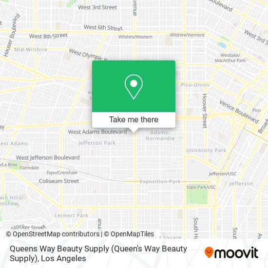 Mapa de Queens Way Beauty Supply (Queen's Way Beauty Supply)
