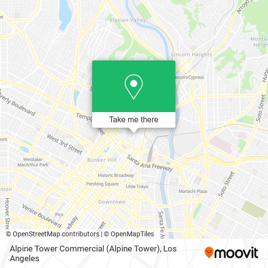 Alpine Tower Commercial map