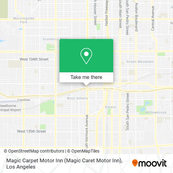 Magic Carpet Motor Inn map