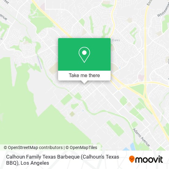 Calhoun Family Texas Barbeque (Calhoun's Texas BBQ) map