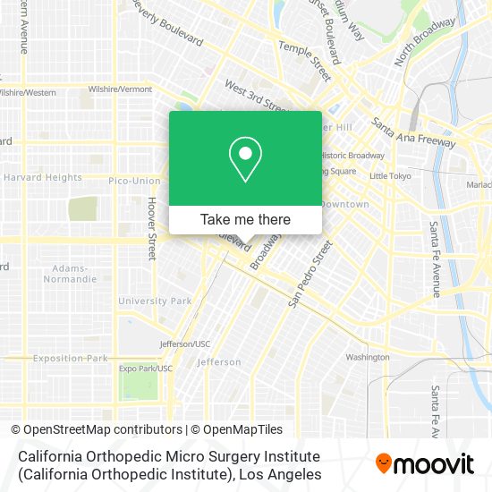 Mapa de California Orthopedic Micro Surgery Institute (California Orthopedic Institute)