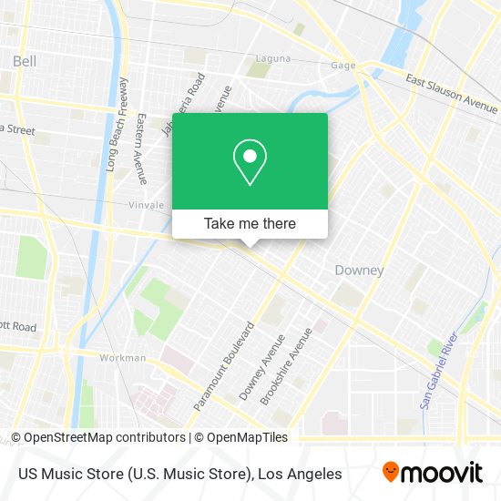 US Music Store (U.S. Music Store) map