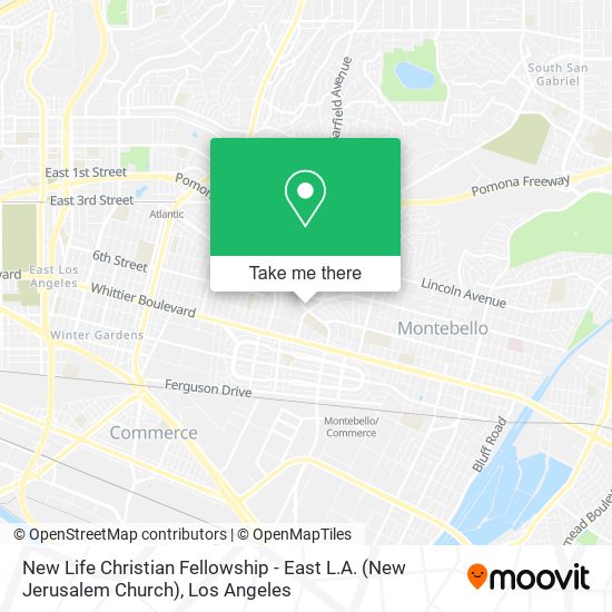 New Life Christian Fellowship - East L.A. (New Jerusalem Church) map