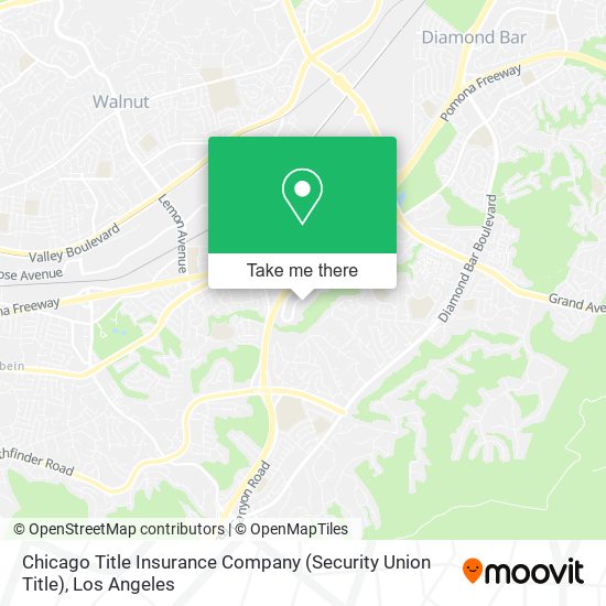 Chicago Title Insurance Company (Security Union Title) map