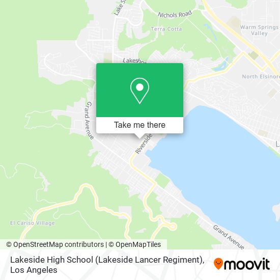 Mapa de Lakeside High School (Lakeside Lancer Regiment)