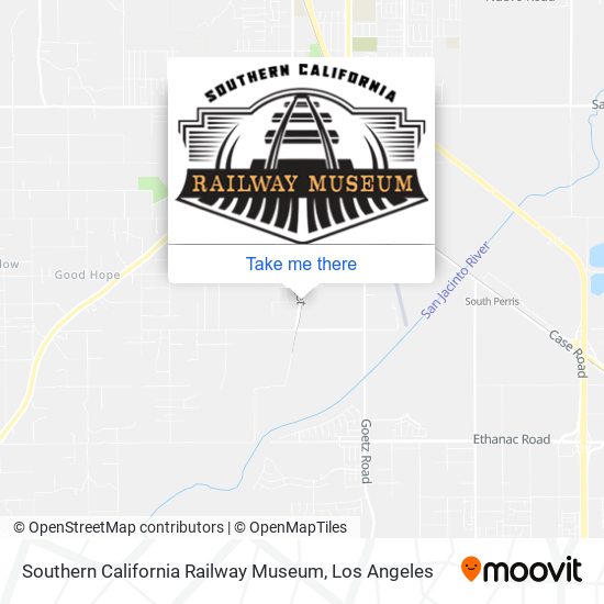 Southern California Railway Museum map