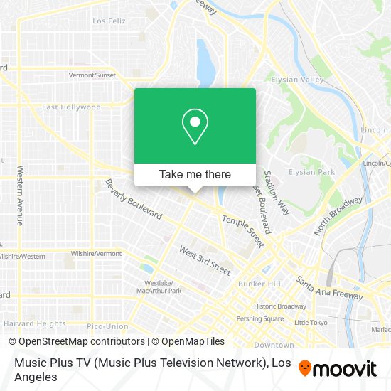 Mapa de Music Plus TV (Music Plus Television Network)
