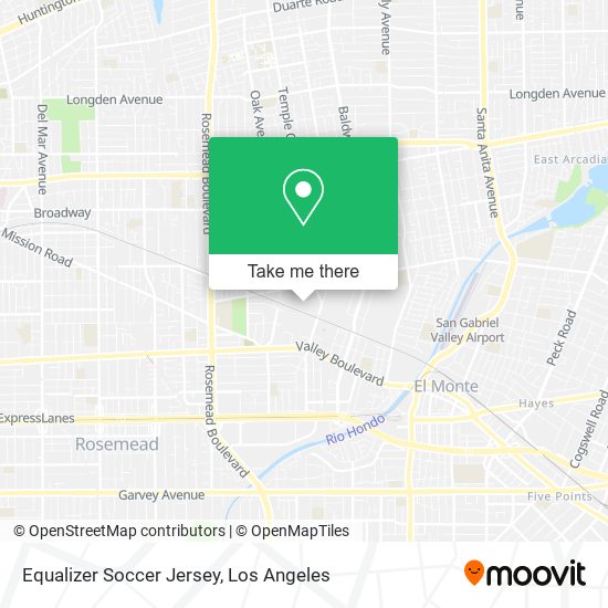 Equalizer Soccer Jersey map