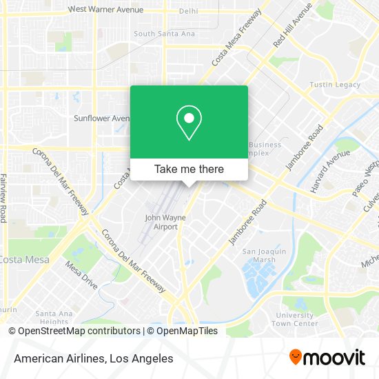 American Airlines map