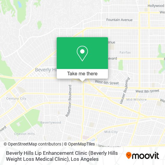 Beverly Hills Lip Enhancement Clinic (Beverly Hills Weight Loss Medical Clinic) map