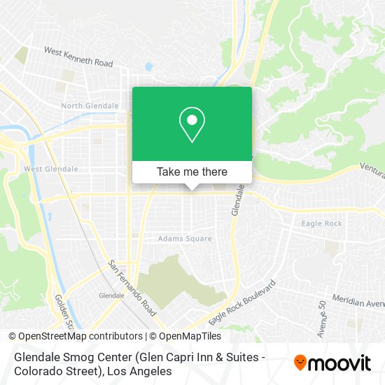 Glendale Smog Center (Glen Capri Inn & Suites - Colorado Street) map