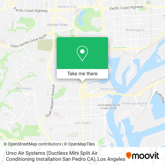 Mapa de Urso Air Systems (Ductless Mini Split Air Conditioning Installation San Pedro CA)