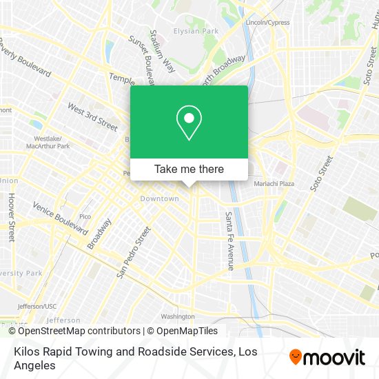 Kilos Rapid Towing and Roadside Services map