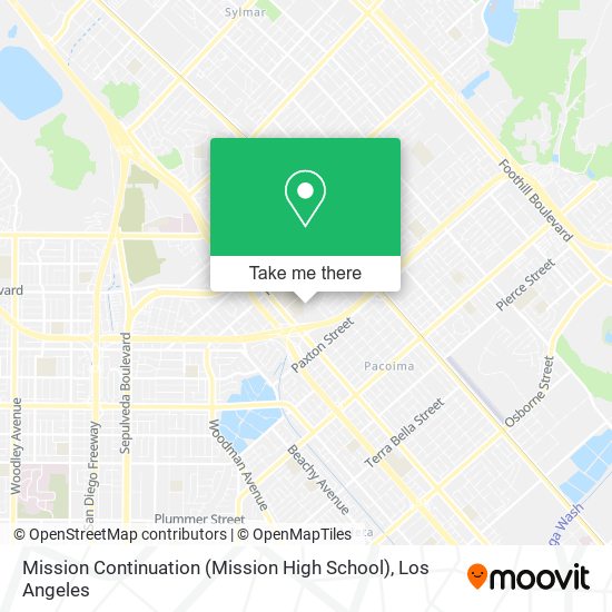 Mission Continuation (Mission High School) map