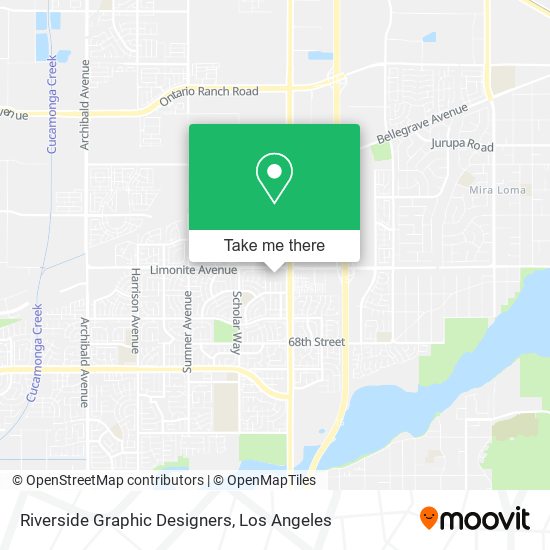 Mapa de Riverside Graphic Designers