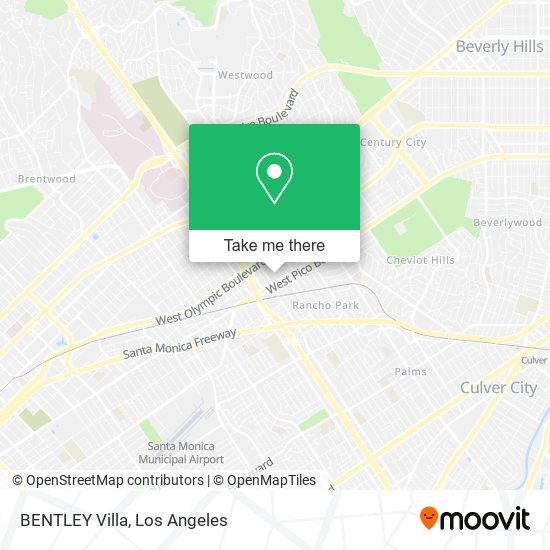 BENTLEY Villa map