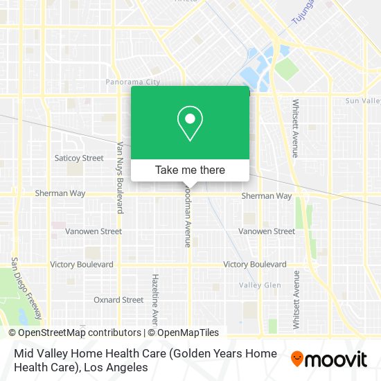 Mid Valley Home Health Care (Golden Years Home Health Care) map