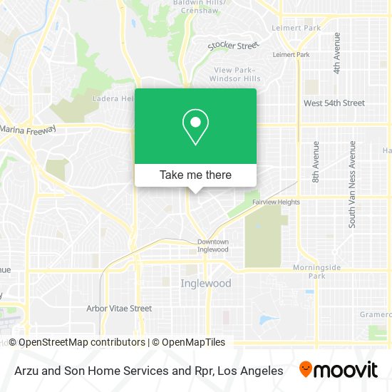 Arzu and Son Home Services and Rpr map