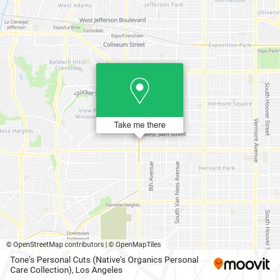 Tone's Personal Cuts (Native's Organics Personal Care Collection) map