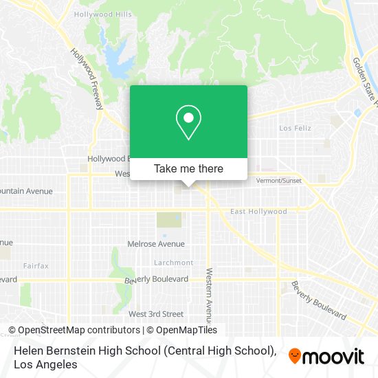 Helen Bernstein High School (Central High School) map