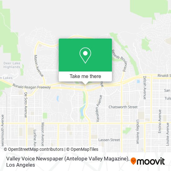 Valley Voice Newspaper (Antelope Valley Magazine) map