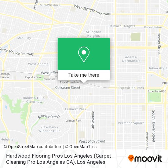 Hardwood Flooring Pros Los Angeles (Carpet Cleaning Pro Los Angeles CA) map