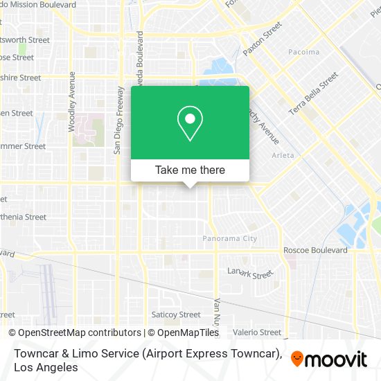 Towncar & Limo Service (Airport Express Towncar) map