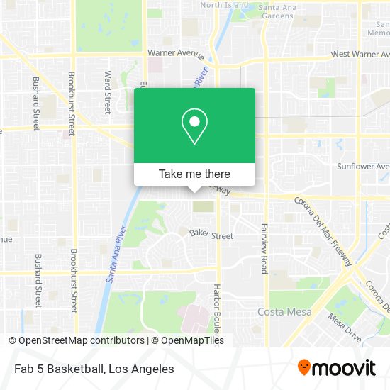 Fab 5 Basketball map