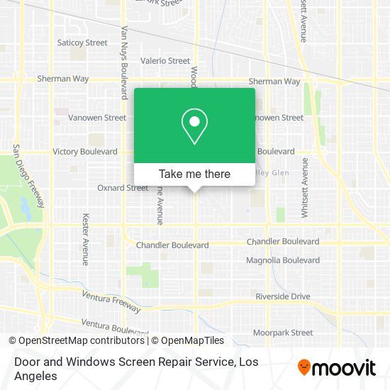 Door and Windows Screen Repair Service map