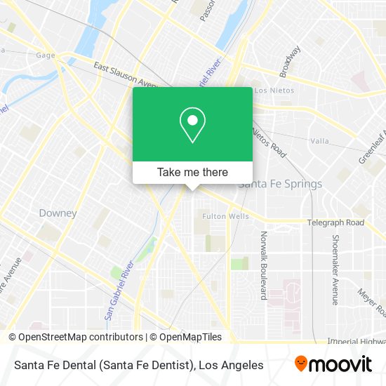 Mapa de Santa Fe Dental (Santa Fe Dentist)