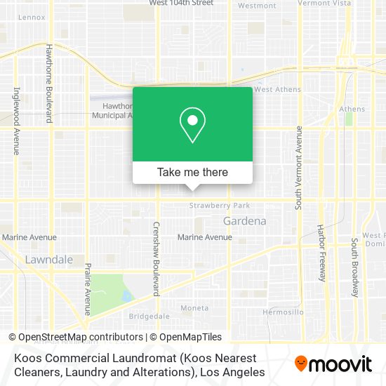 Mapa de Koos Commercial Laundromat (Koos Nearest Cleaners, Laundry and Alterations)