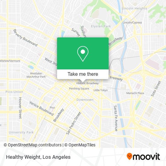 Healthy Weight map