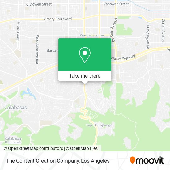 The Content Creation Company map
