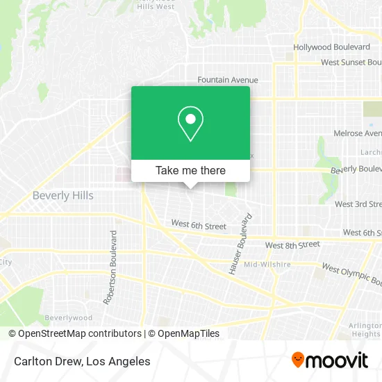 Carlton Drew map
