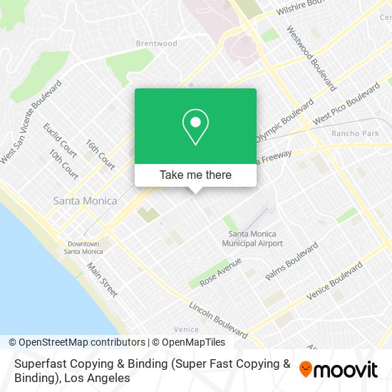 Mapa de Superfast Copying & Binding (Super Fast Copying & Binding)