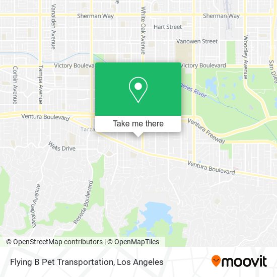 Mapa de Flying B Pet Transportation