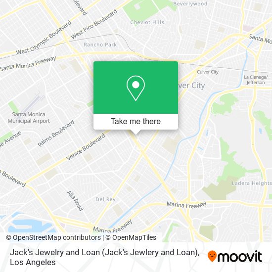 Jack's Jewelry and Loan map