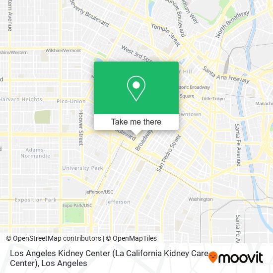 Mapa de Los Angeles Kidney Center (La California Kidney Care Center)