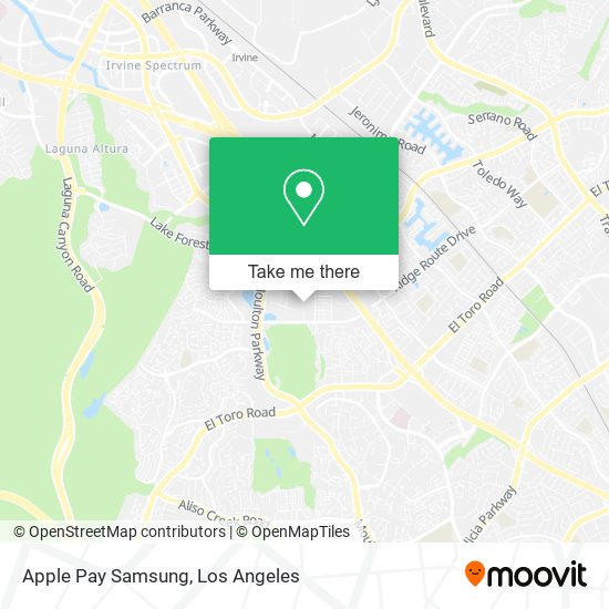 Apple Pay Samsung map