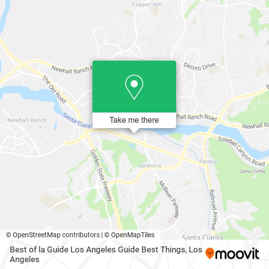 Best of la Guide Los Angeles Guide Best Things map