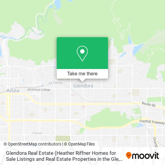Glendora Real Estate map