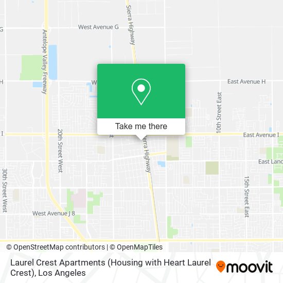 Laurel Crest Apartments (Housing with Heart Laurel Crest) map