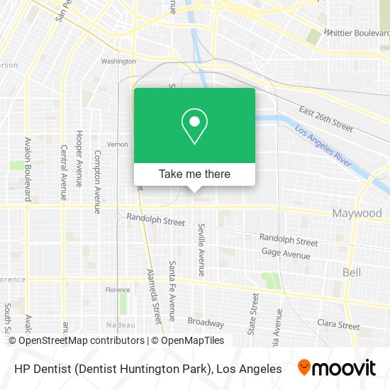 HP Dentist (Dentist Huntington Park) map