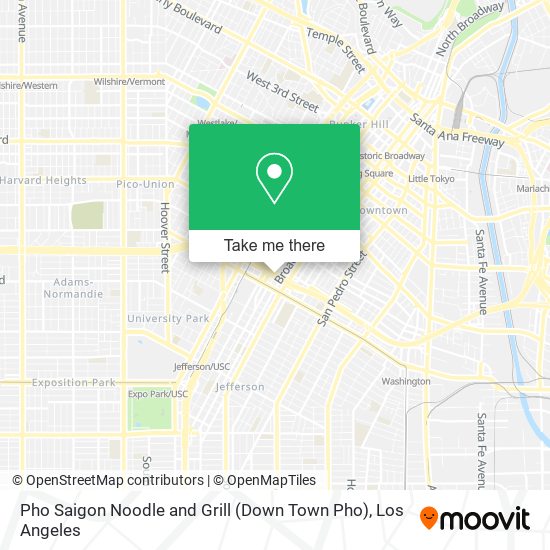 Pho Saigon Noodle and Grill (Down Town Pho) map
