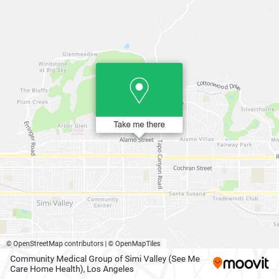 Community Medical Group of Simi Valley (See Me Care Home Health) map