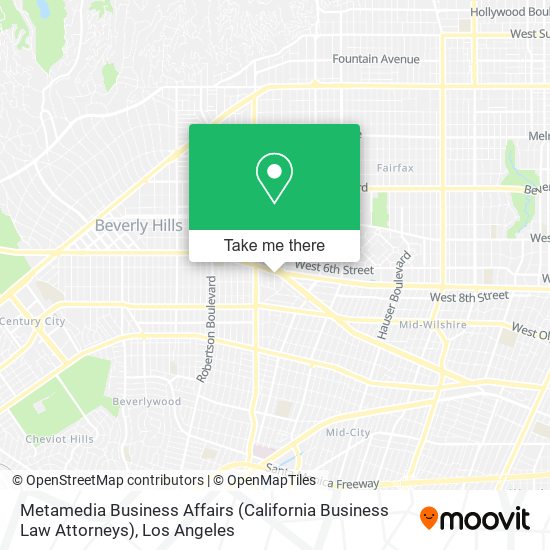 Metamedia Business Affairs (California Business Law Attorneys) map