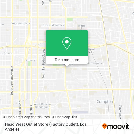 Head West Outlet Store (Factory Outlet) map