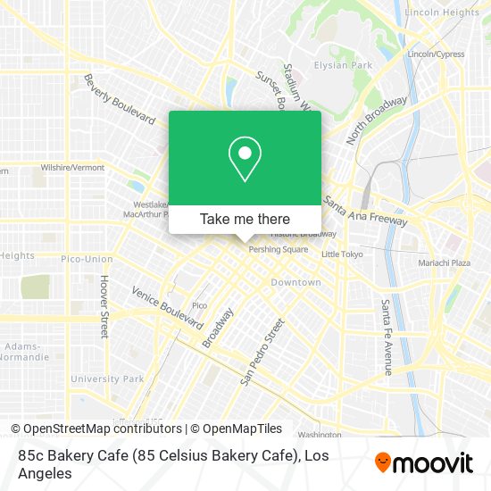 Mapa de 85c Bakery Cafe (85 Celsius Bakery Cafe)